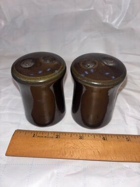 Vintage Franciscan Madeira Salt & Pepper Shakers 2 hole